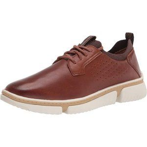 Hush Puppies Men's Bennet Pt Oxford Cognac Leather 9.5 Medium